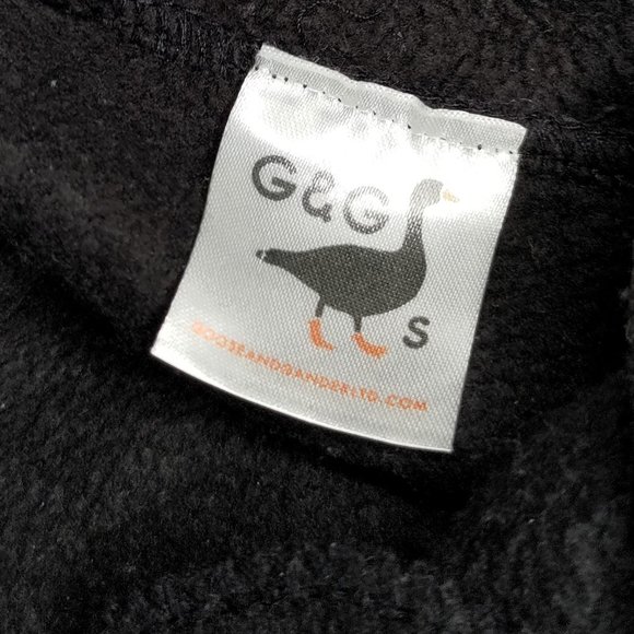 Unisex Goose Classic Fit Black Sweatpants - Picture 6 of 9